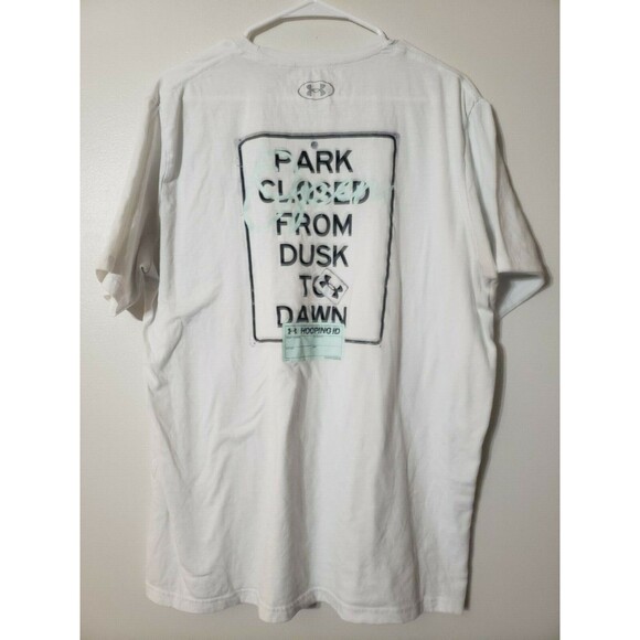 Under Armour word mark basketball mens loose fit t-shirt XL - Picture 3 of 5